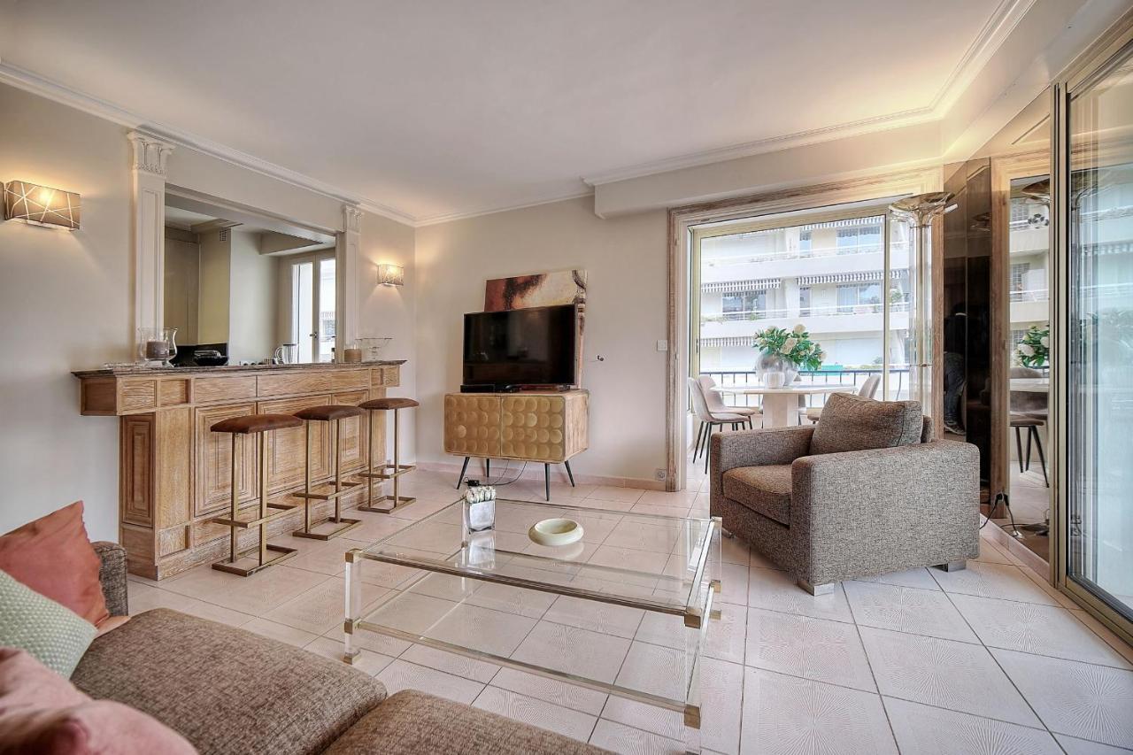 Immogroom - 2 Bedroom - Air Conditioning - Wifi - Terrace - Common Parking Cannes Exteriör bild